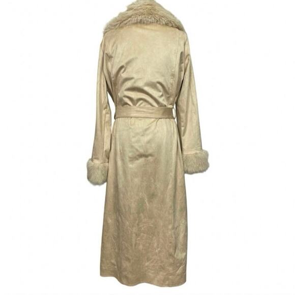NWT - Show Me Your MuMu Penny Lane Faux Suede Maxi Coat - Picture 2 of 6